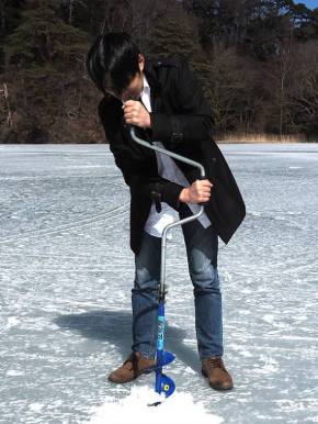 「釣れますか？」arrowsでワカサギ釣り