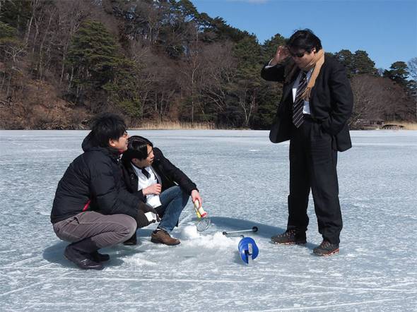「釣れますか？」arrowsでワカサギ釣り