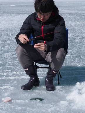 「釣れますか？」arrowsでワカサギ釣り