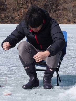 「釣れますか？」arrowsでワカサギ釣り