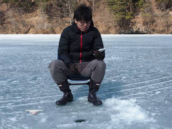 「釣れますか？」arrowsでワカサギ釣り