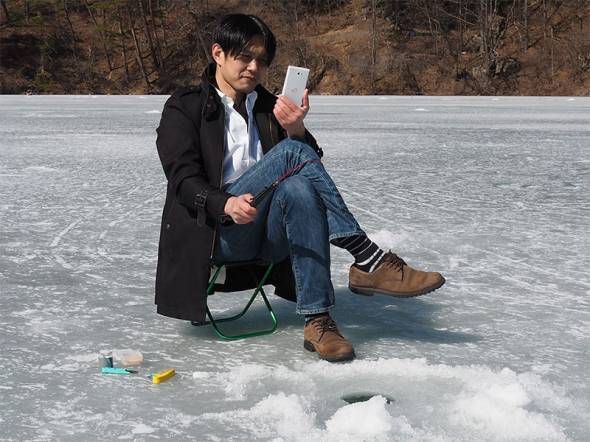 「釣れますか？」arrowsでワカサギ釣り