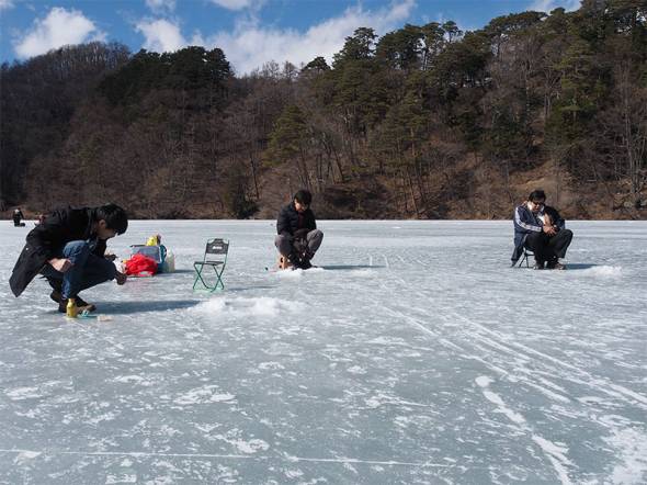「釣れますか？」arrowsでワカサギ釣り