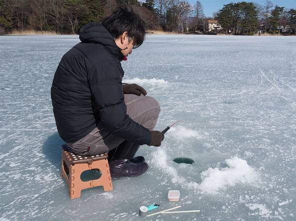 「釣れますか？」arrowsでワカサギ釣り