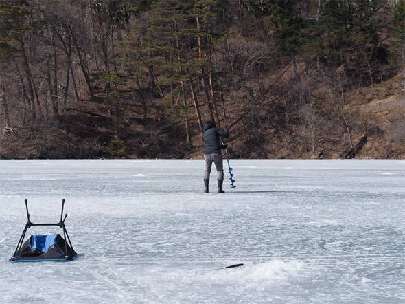 「釣れますか？」arrowsでワカサギ釣り