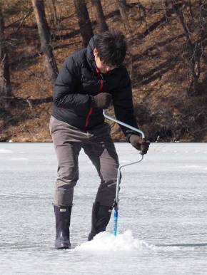 「釣れますか？」arrowsでワカサギ釣り