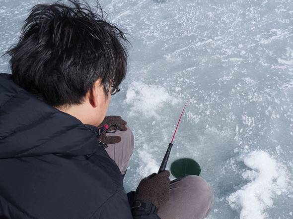 「釣れますか？」arrowsでワカサギ釣り