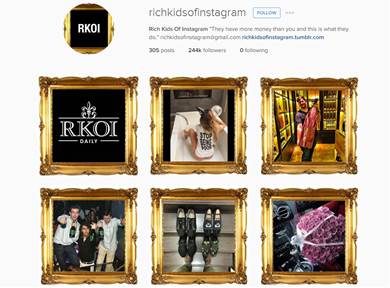 Rich Kids of Instagram