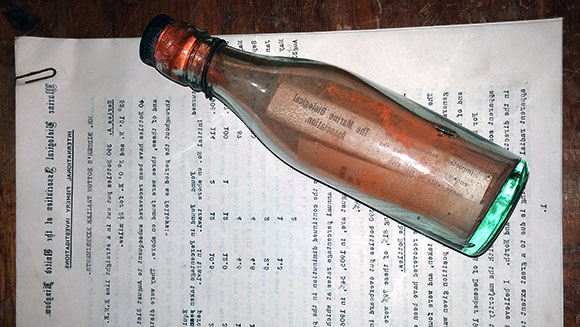 世界最古のボトルメッセージ