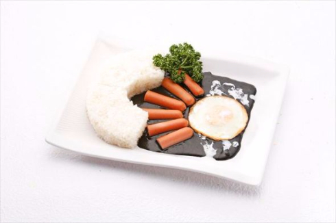 扇形車庫カレー