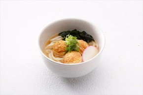 新快速で行く明石焼き入りうどん