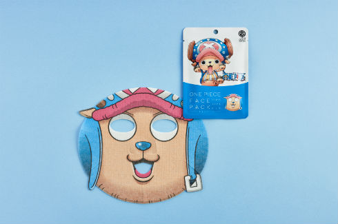 ワンピースとドラゴンボールがフェイスパックに