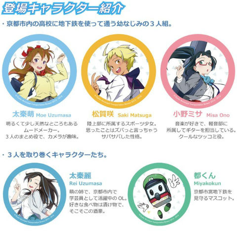 地下鉄に乗るっ