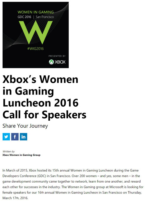 Women in Gaming Luncheon