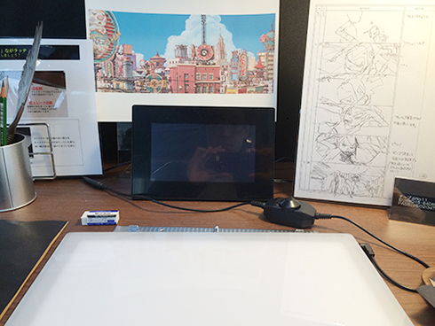 アニメ制作会社「STUDIO4℃」監修、鉄コン筋クリートのシロをトレース