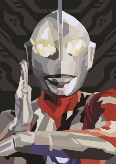 アート展「ART of ULTRAMAN」に出品予定の澁谷忠臣さん作「MAN」