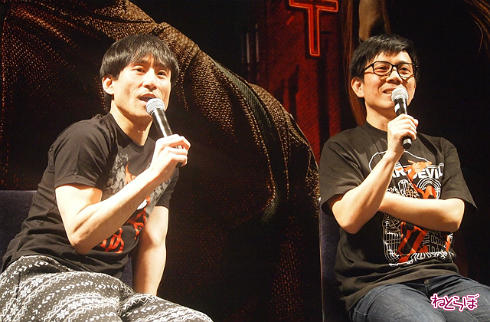 「デアデビル」シーズン2上映イベントのなだぎ武さんと竹若元博さん