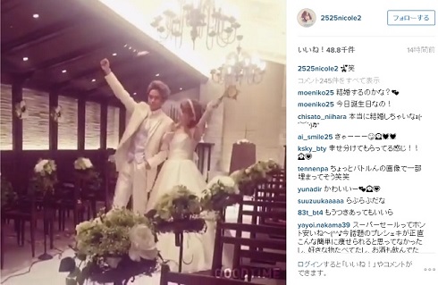 藤田ニコルウェディング動画