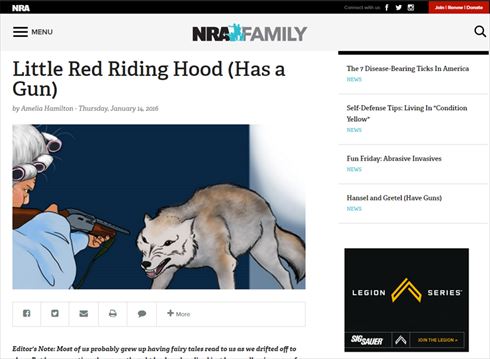 銃を持った赤ずきん