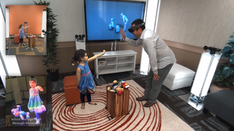 子どもとholoportation