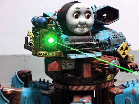 きかんしゃトーマスを究極魔改造！「多脚機関戦車トーマス」フル