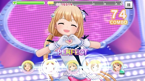 デレステプレイ画面