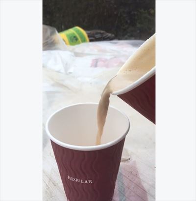 コーヒーLサイズMサイズ