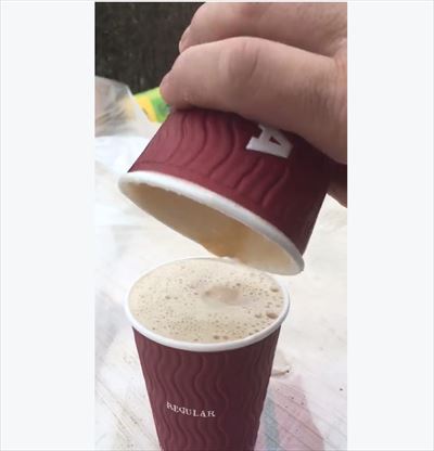 コーヒーLサイズMサイズ