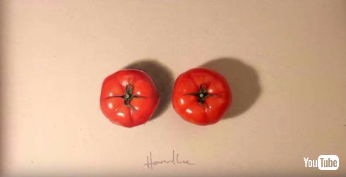本物そっくりな絵を動画で紹介