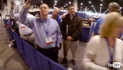 人間マットドミノ