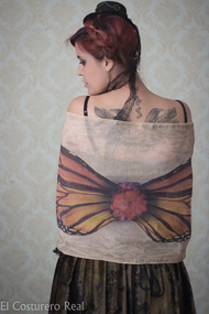 ちょうちょになれる外套＆スカーフ