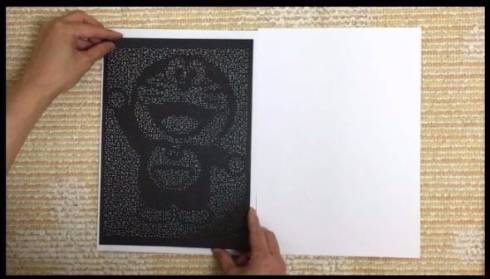 切り絵ドラえもん