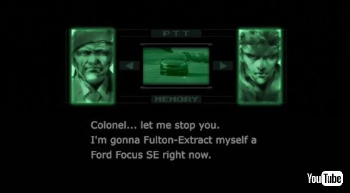 スネーク、気球の利用を提案