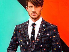 パックマンスーツ 3点セット｜ジャケット＋パンツ＋ネクタイ OPPOSUITS パックマンスーツ 3点セット｜ジャケット＋パンツ＋ネクタイ
