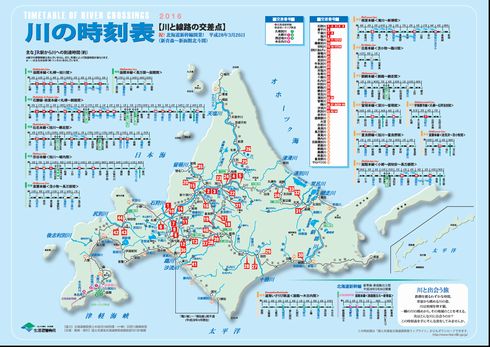 川の時刻表