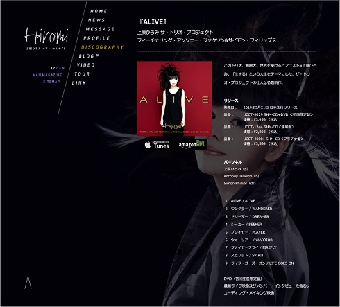 上原ひろみさんの「ALIVE」