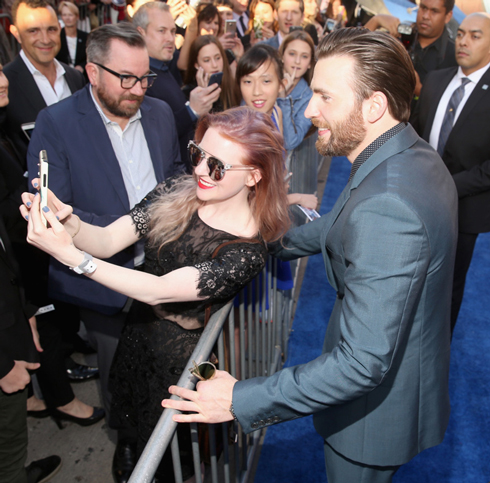 「シビル・ウォー／キャプテン・アメリカ」USプレミア クリス・エヴァンス