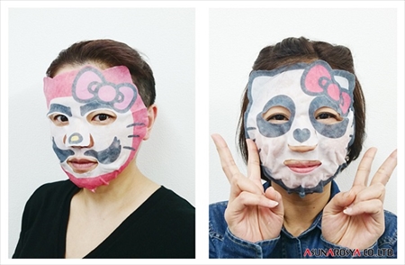 ハローキティなりきりフェイスパック