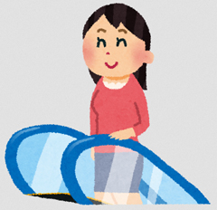 エスカレーターのイラスト by いらすとや