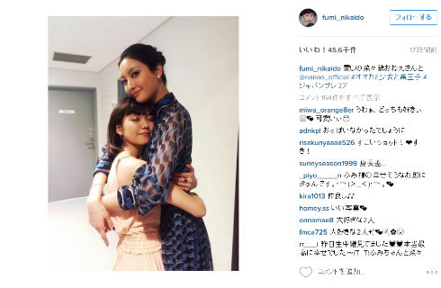 菜々緒＆二階堂ふみ2ショット写真