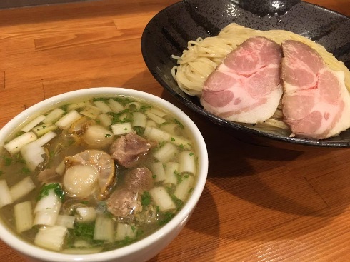 HK（帆立と鴨）な塩つけ麺