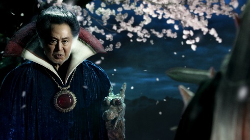 りゅうおう役の北大路欣也