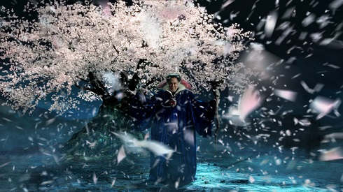 舞い散る花びら