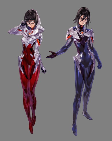 メインキャラクター御堂結絃（CV：上坂すみれ）と佐神凛（CV：内山昂輝）