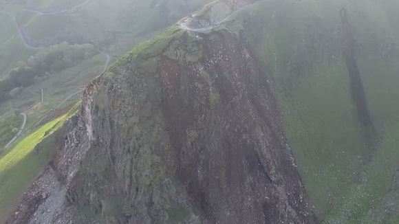 ラピュタの道崩落