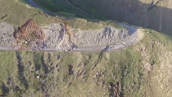 ラピュタの道崩落