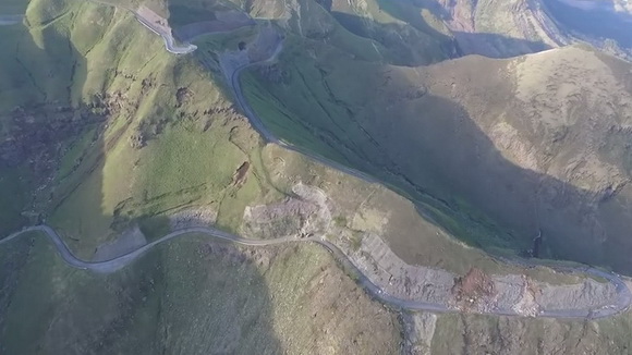 ラピュタの道崩落