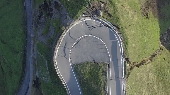 ラピュタの道崩落