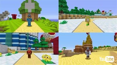 WiiU版マインクラフト「スーパーマリオ・マッシュアップ」