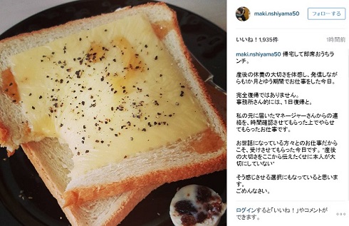 西山茉希Instagram真意を告白